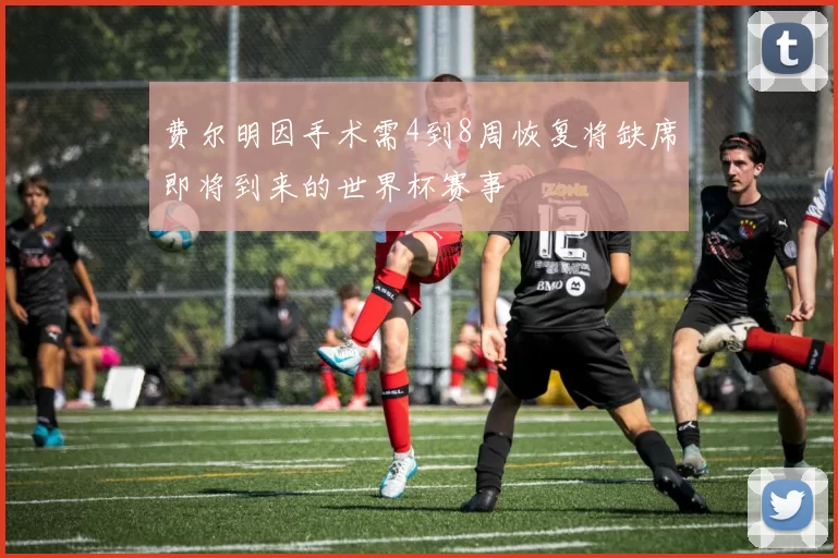 费尔明因手术需4到8周恢复将缺席即将到来的世界杯赛事